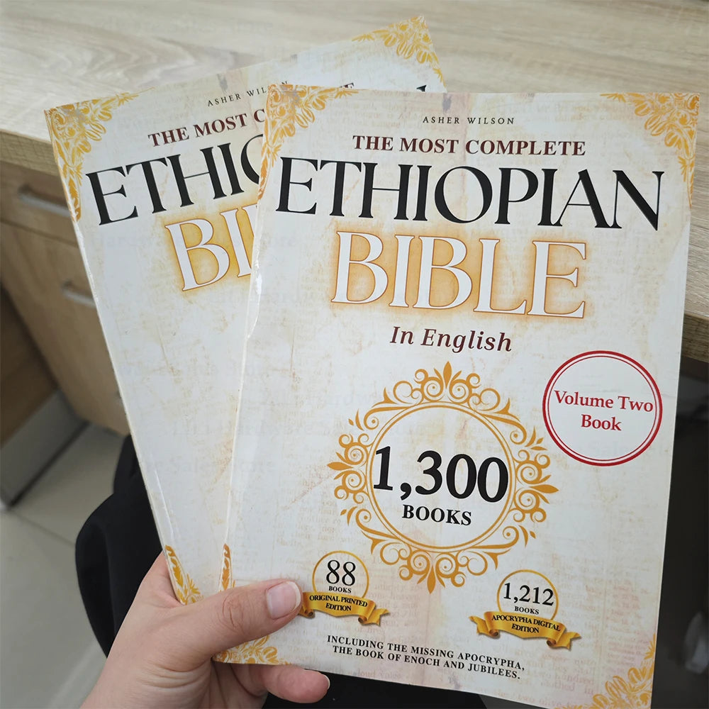 THE COMPLETE ETHIOPIAN BIBLE in English 88 Scriptures: including Missing Apocrypha of Enoch Jubilees(Divided into two volumes)