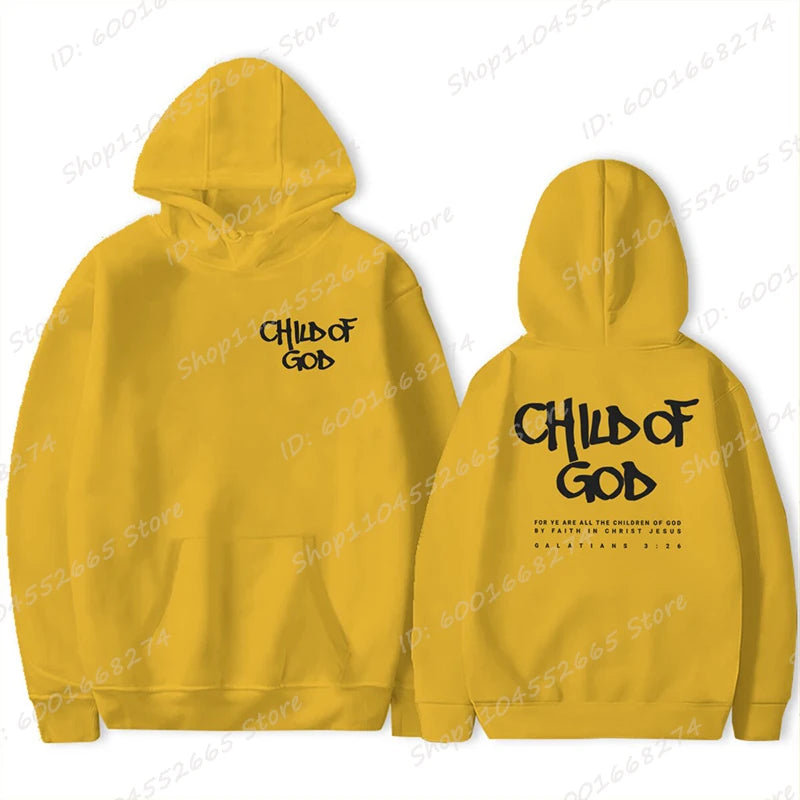 I Am A God Child Hoodie – Christian Prayer Sweatshirt for Women
