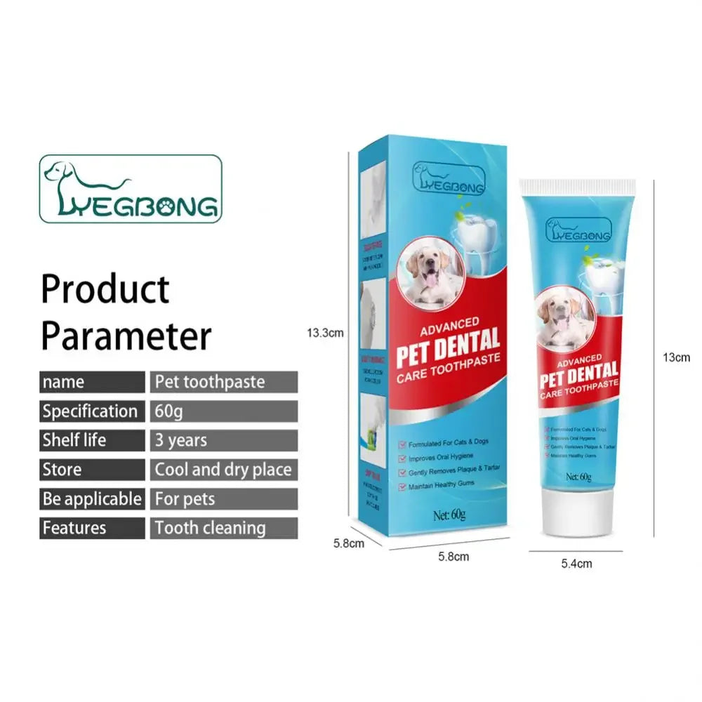 Pet Toothpaste for Dogs & Cats Oral Care