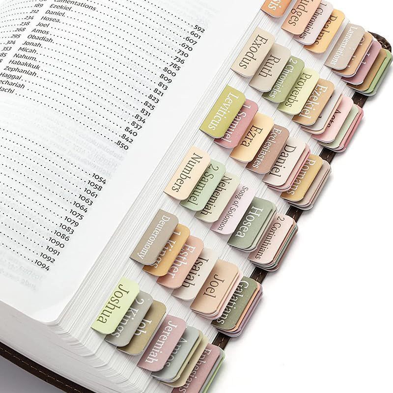 Bible Index Label Cross Design