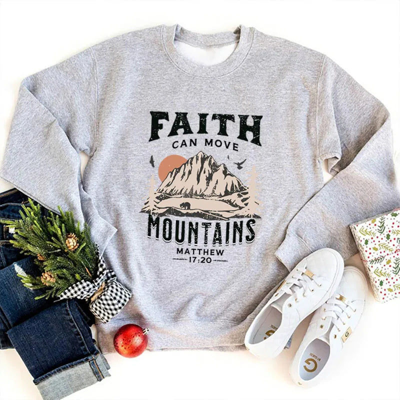 Christian Bible Verse Jesus Faith Sweatshirt Hoodie – Religious Christian Apparel for Women