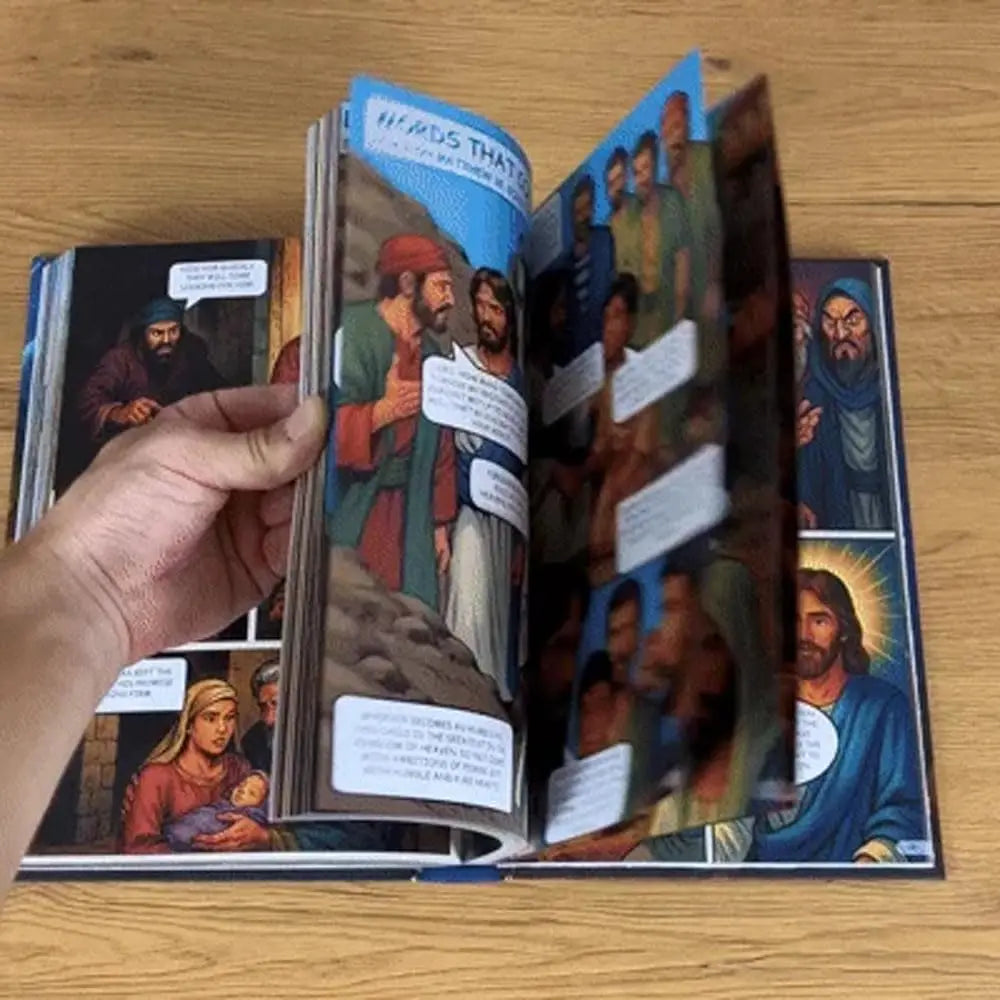 The Comic Bible for All Ages, New Full-Color Illustrated Bible Comic Book, from Genesis to Revelation with Complete, Christian G
