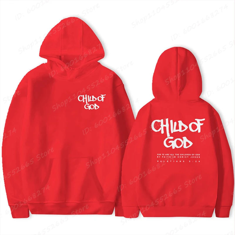 I Am A God Child Hoodie – Christian Prayer Sweatshirt for Women