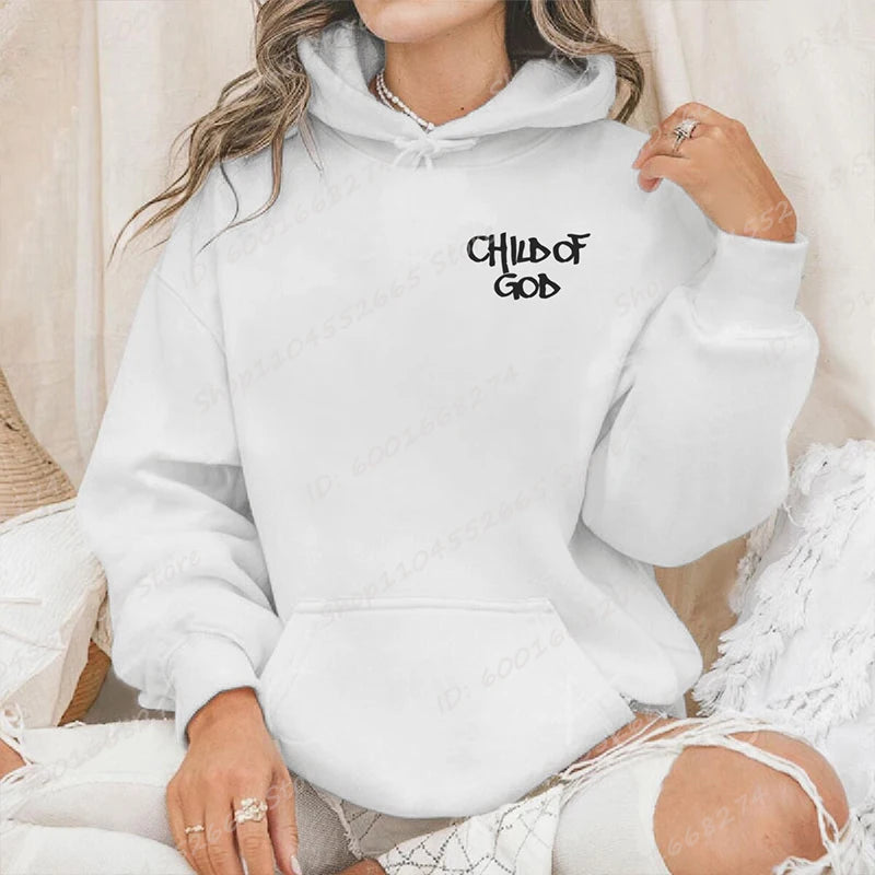 I Am A God Child Hoodie – Christian Prayer Sweatshirt for Women