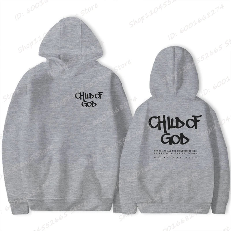 I Am A God Child Hoodie – Christian Prayer Sweatshirt for Women