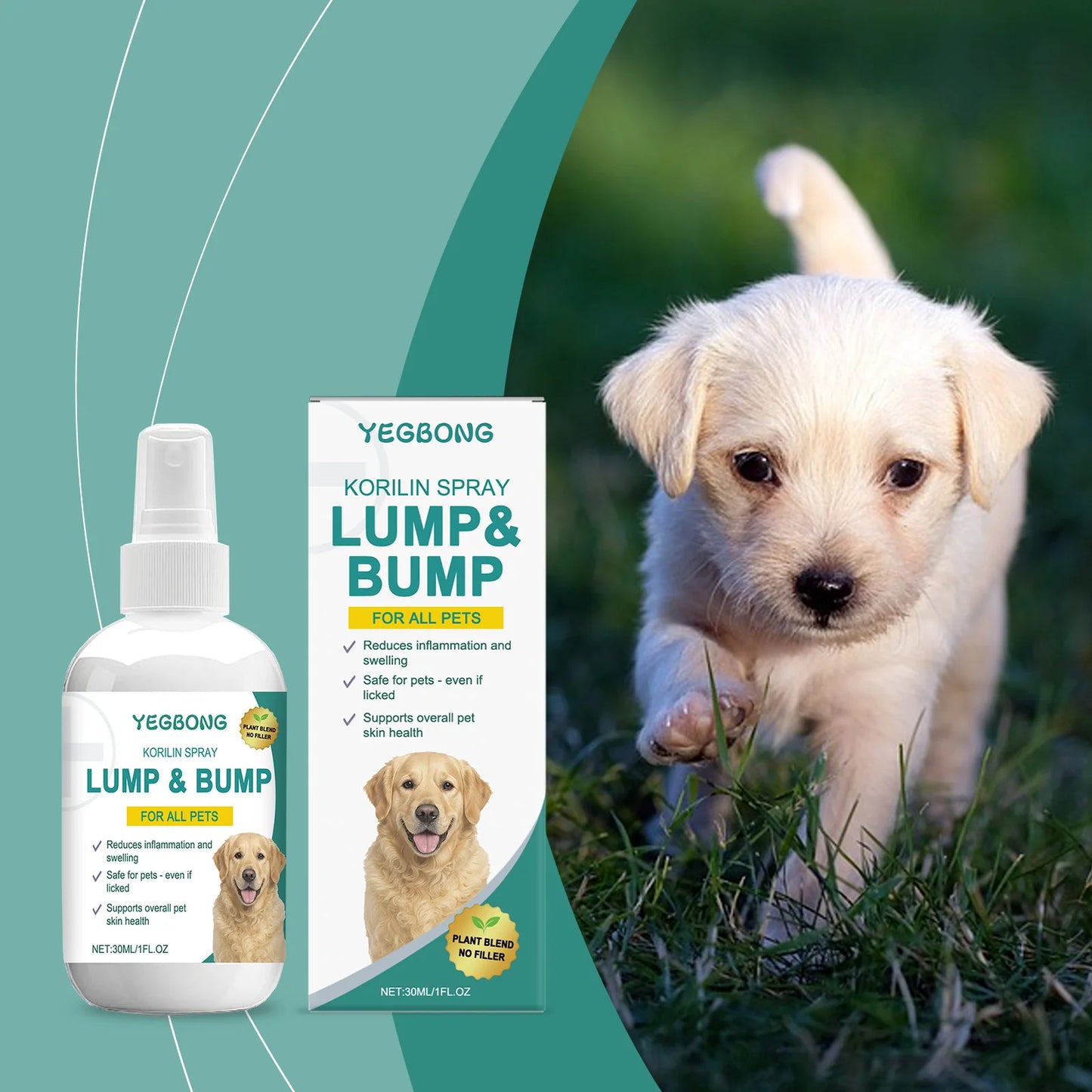 Pet Skin Repair Spray–Soothes Dryness, Sensitivity,Redness&Itching,Non-Irritating&Non-Sensitizing,Suitable for Puppies & Kittens