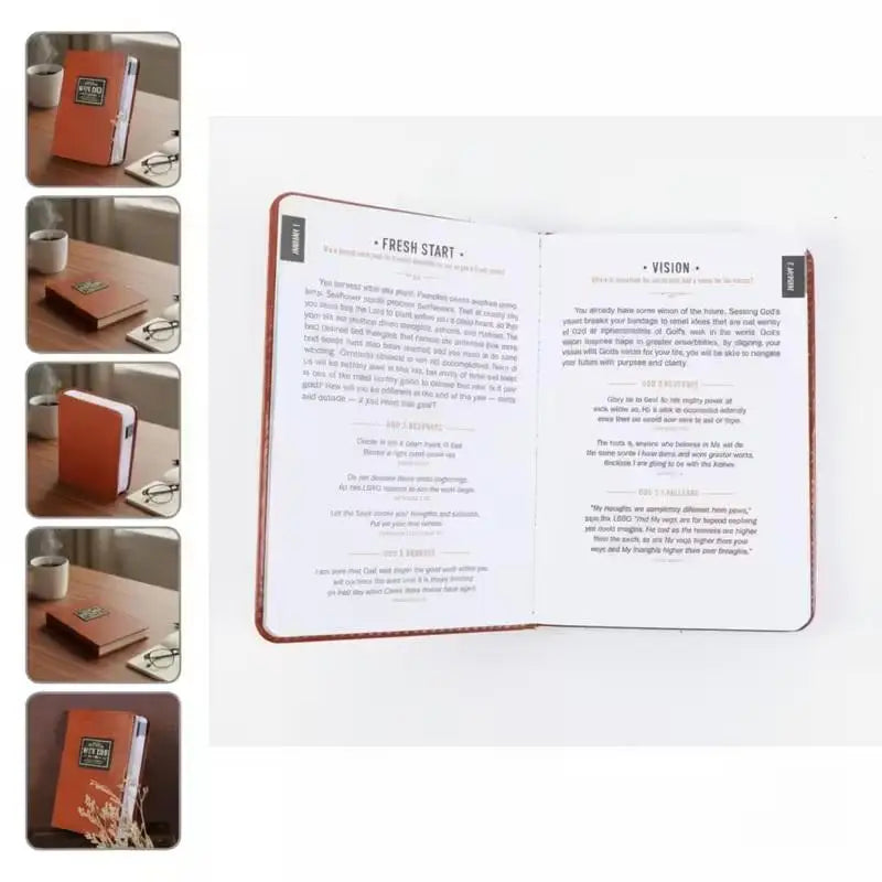 One Minute With God For Men: 365 Daily Devotional Book Daily Bible Reading & Prayer Planner With 365 Prompts Christian Gift
