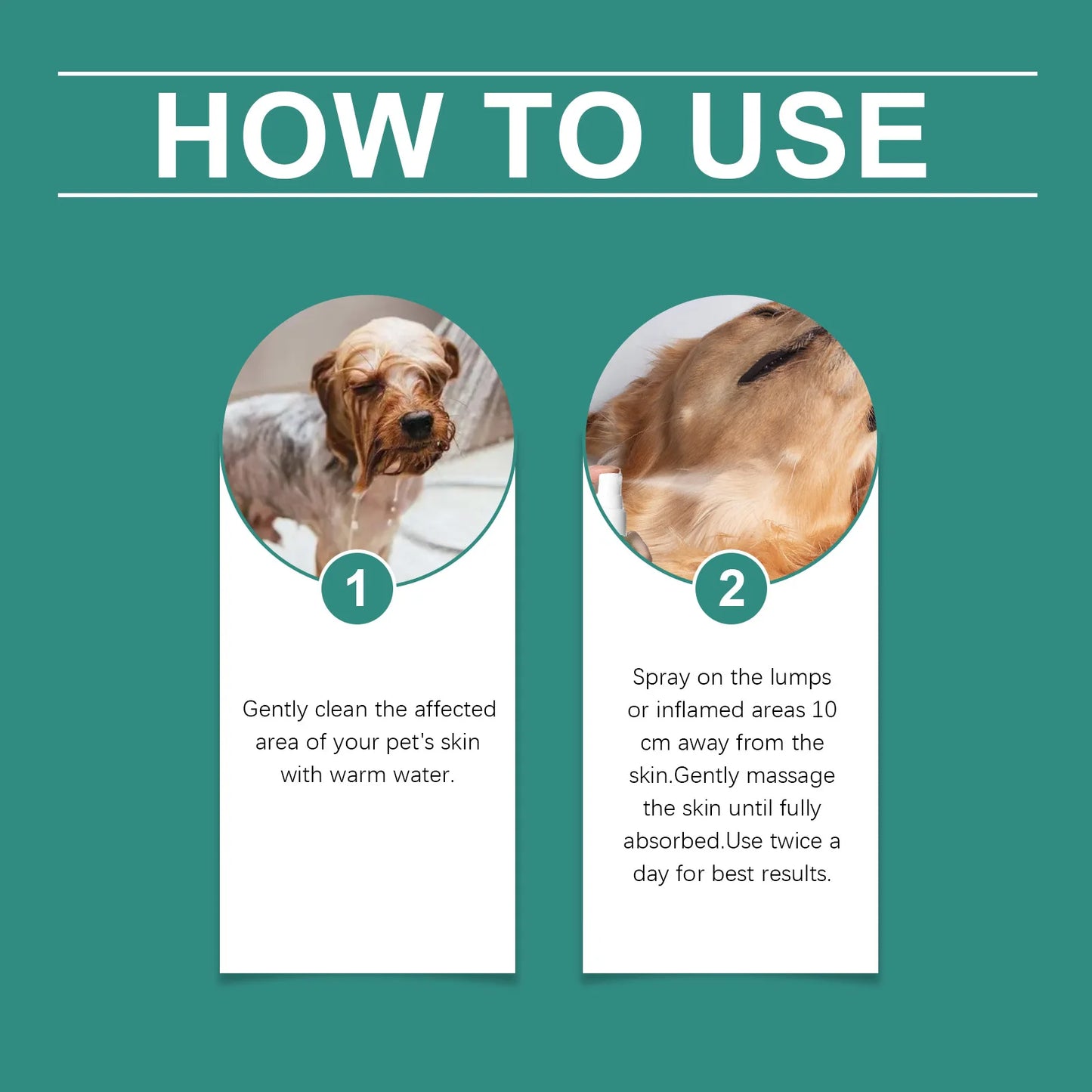 Pet Skin Repair Spray–Soothes Dryness, Sensitivity,Redness&Itching,Non-Irritating&Non-Sensitizing,Suitable for Puppies & Kittens