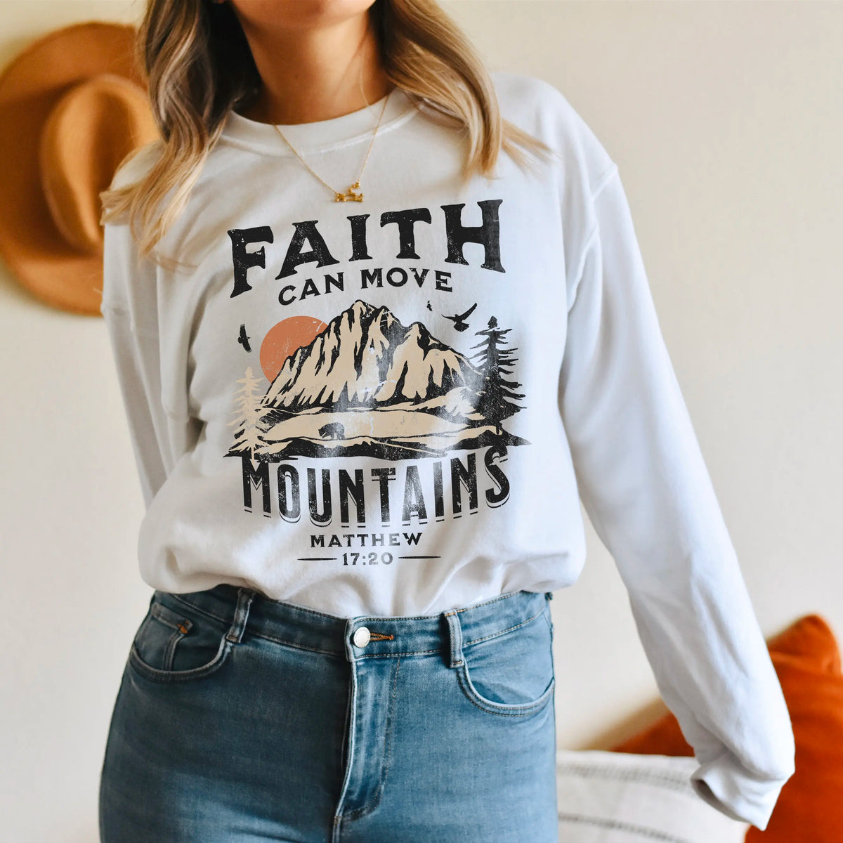 Christian Bible Verse Jesus Faith Sweatshirt Hoodie – Religious Christian Apparel for Women