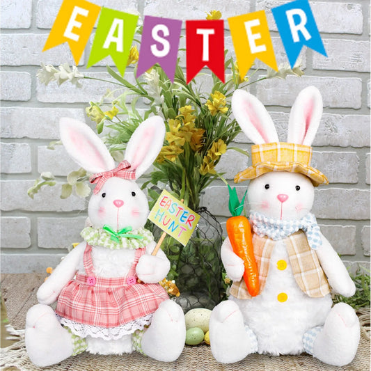 Easter Bunny Decorations Easter Decorations Easter Gnomes Handmade Swedish Gnome Dolls Home Indoor Outdoor Spring Decorations