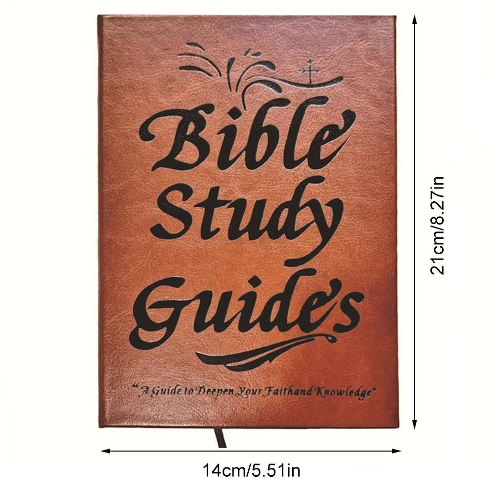 66-Page Bible Study Guide with Scripture Note & Prayer Reflection Devotional Journal Bible Book Learning Plan for Men Women Gift