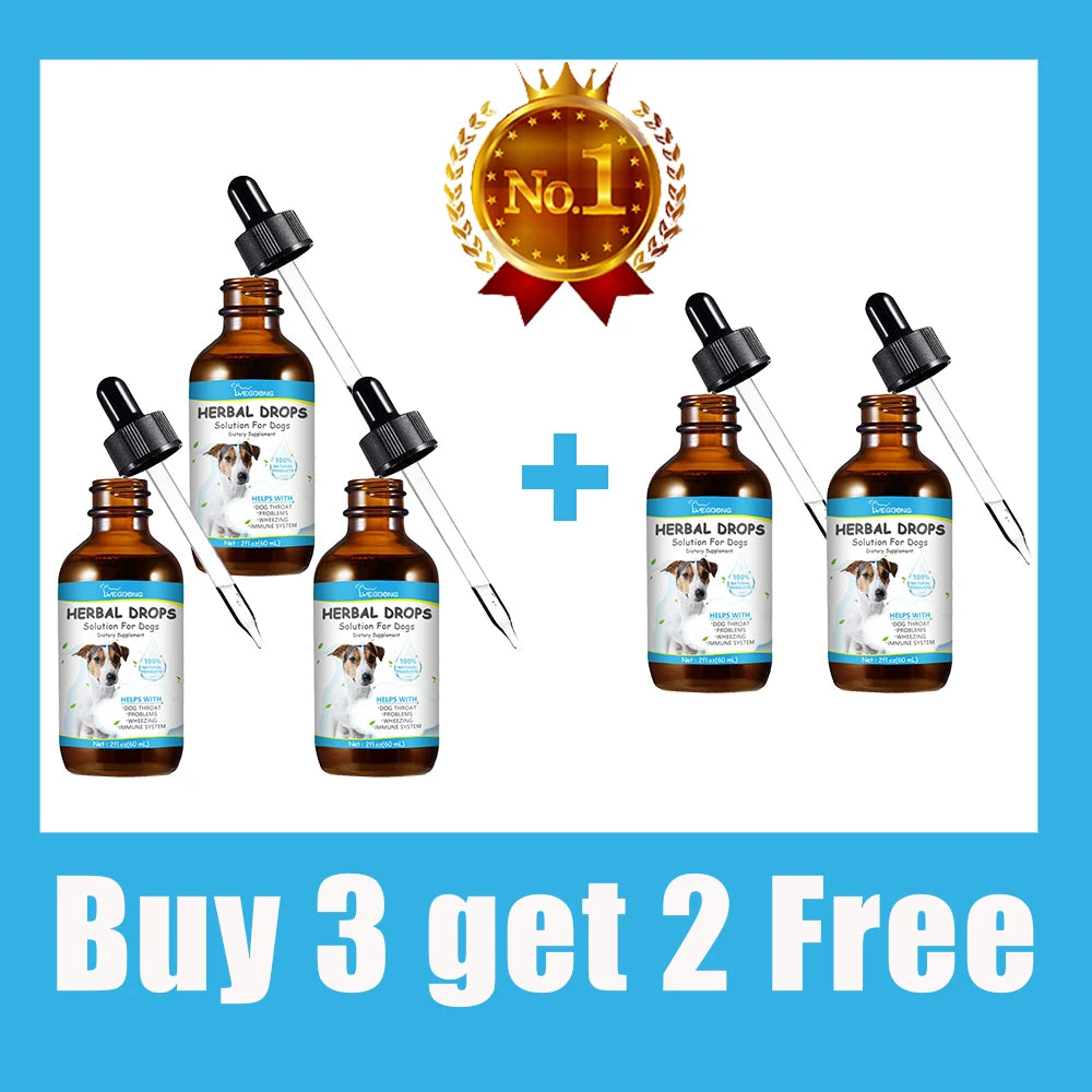 Pet Cough Herbal To Soothe Coughs Relieve Throat Discomfort Sneeze Boost Immunity Safe For Cats And Dogs