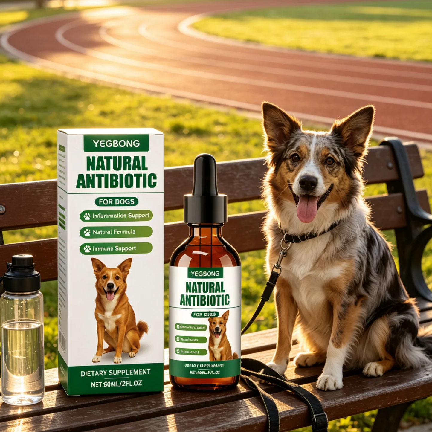 YEGBONG Natural Antibiotic for Dogs Care Daily Protection Regulate Metabolism Boost Immunity Gentle Dog Dietary Supplement 60ml