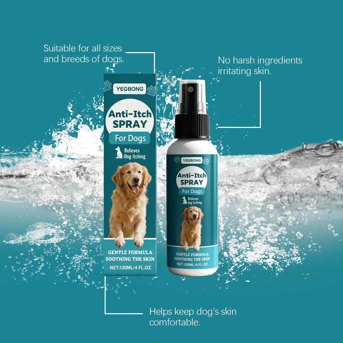 Pet Skin Care Spray Gentle Topical Care