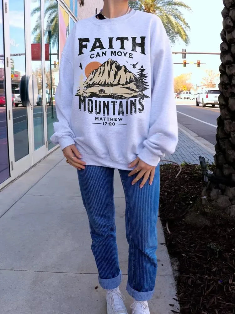 Christian Bible Verse Jesus Faith Sweatshirt Hoodie – Religious Christian Apparel for Women