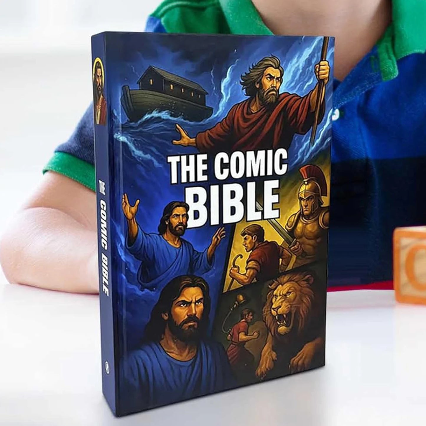 The Comic Bible for All Ages, New Full-Color Illustrated Bible Comic Book, from Genesis to Revelation with Complete, Christian G
