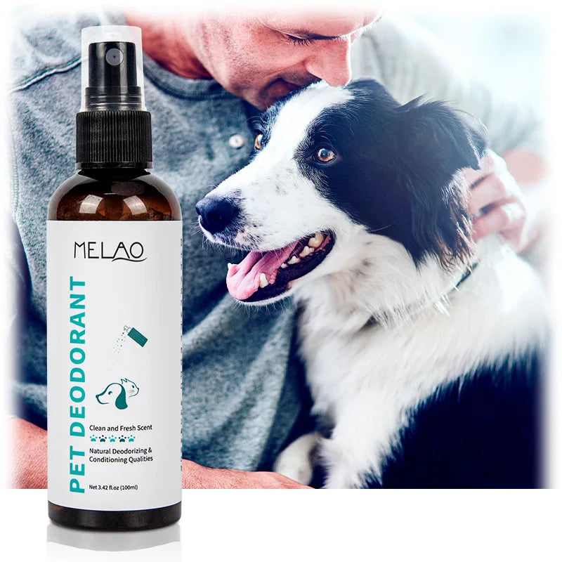 100ml Safe Natural Gentle Pet Odor Eliminator Perfume Spray for Dogs Cats Home Pet Care Long Lasting Fragrance