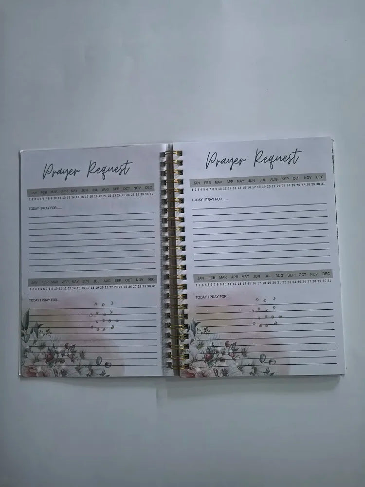 Prayer Journal For women 24 Week Scripture Devotonal & Guider Prayer Journal Book The Bible In A Year Notebook