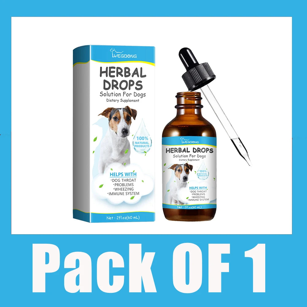Pet Cough Herbal To Soothe Coughs Relieve Throat Discomfort Sneeze Boost Immunity Safe For Cats And Dogs