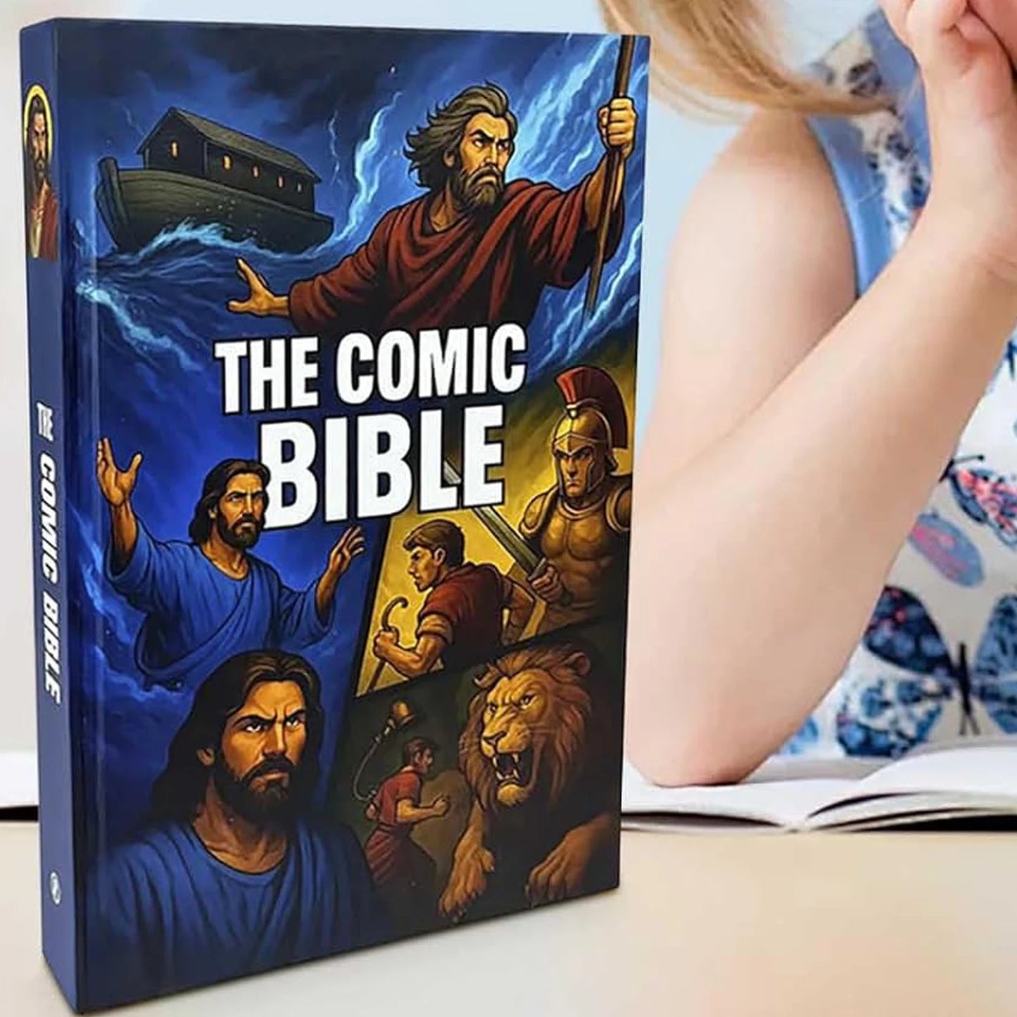 The Comic Bible for All Ages, New Full-Color Illustrated Bible Comic Book, from Genesis to Revelation with Complete, Christian G