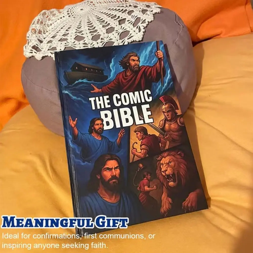 The Comic Bible for All Ages, New Full-Color Illustrated Bible Comic Book, from Genesis to Revelation with Complete, Christian G