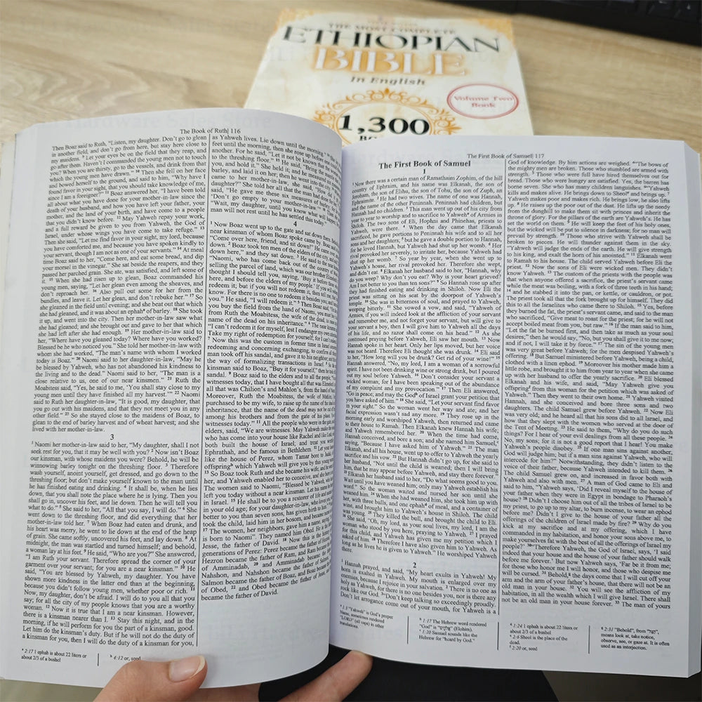THE COMPLETE ETHIOPIAN BIBLE in English 88 Scriptures: including Missing Apocrypha of Enoch Jubilees(Divided into two volumes)