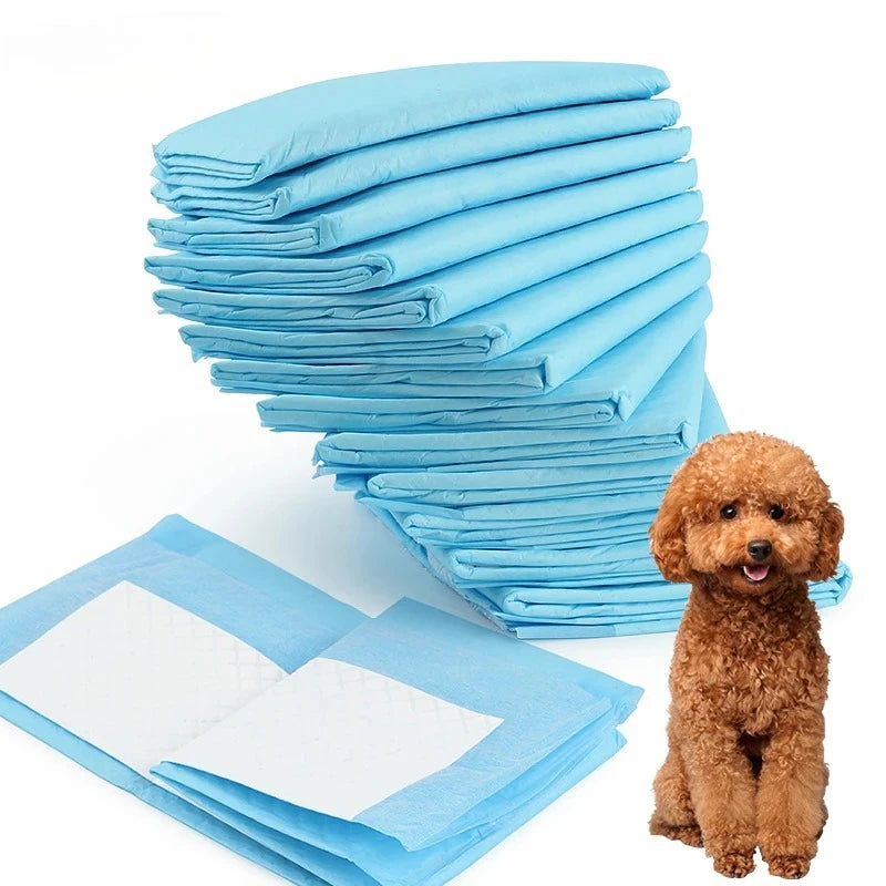 100pc Pet diapers 45*60cm/60*90cm Cats Dog Diapers Super Absorbent Pet Diaper Dog Pee Pad Quick dry Disposable Urine Nappy Mat