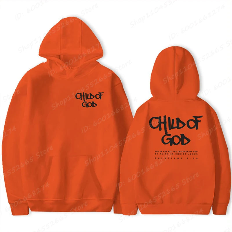 I Am A God Child Hoodie – Christian Prayer Sweatshirt for Women