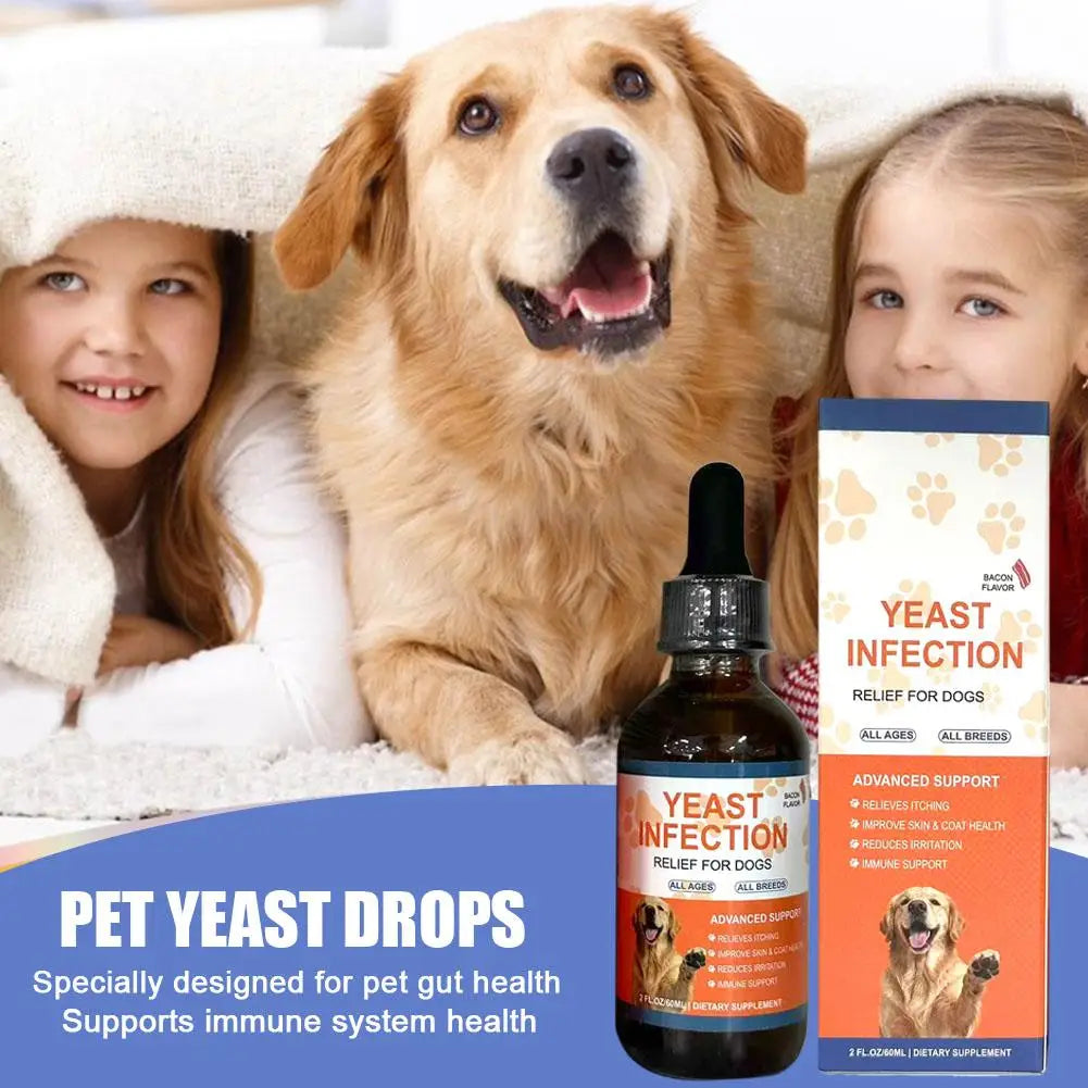 pet yeast drops supplement for digestive health