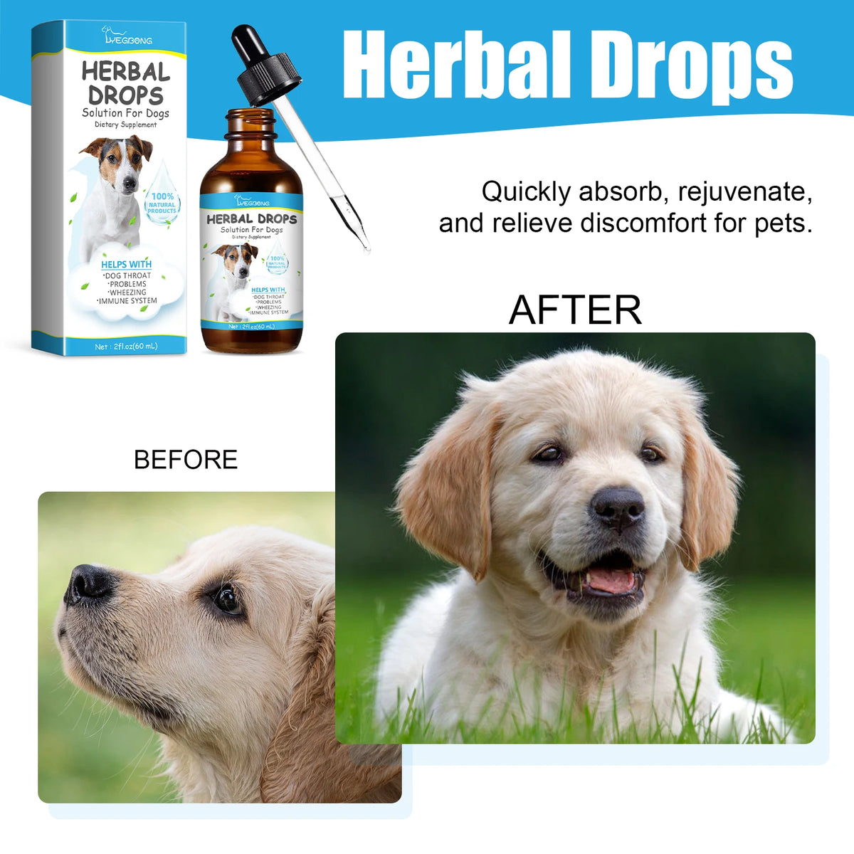 herbal drops for pet cough relief