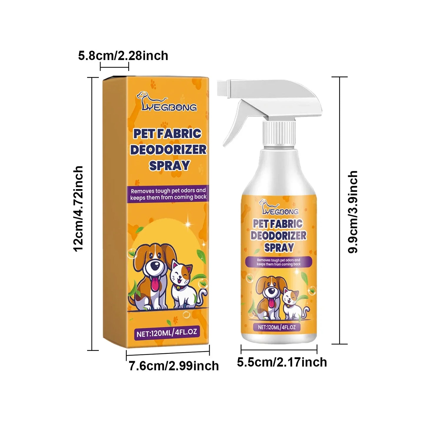 Pet Odor Cleaner Deodorizer Natural Formula Scent Eliminates Urine Smells Long Lasting Air Freshening Dog Deodorizing Liquid