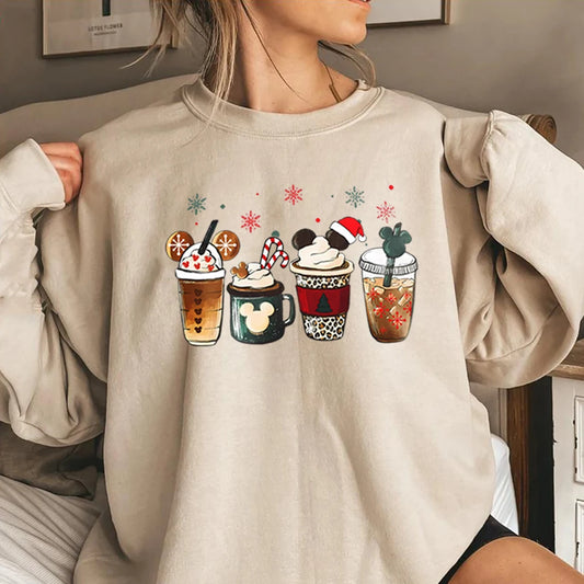Gingerbread Christmas Coffee Lover Sweatshirt