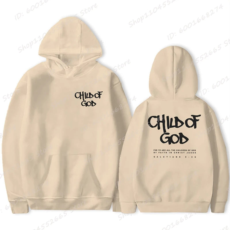 I Am A God Child Hoodie – Christian Prayer Sweatshirt for Women