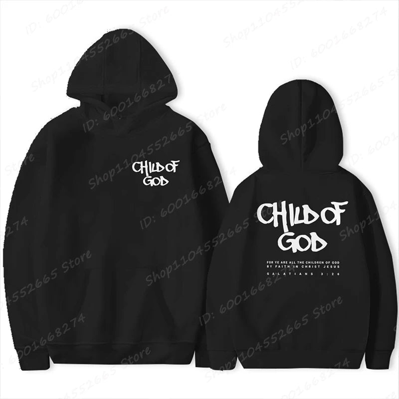 I Am A God Child Hoodie – Christian Prayer Sweatshirt for Women