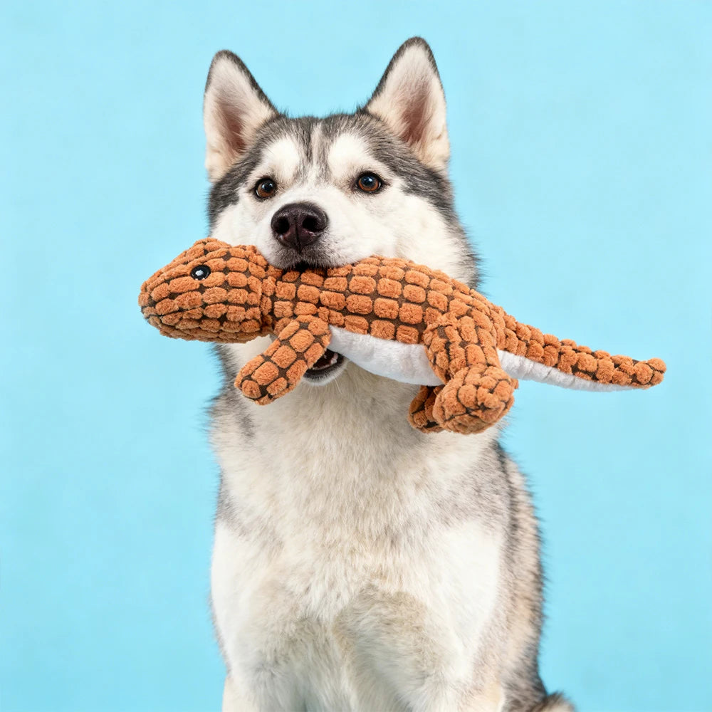Pet Plush Dinosaur Toy Interactive Sound-Making Cat and Dog Chew Toys Stuffed Material Suitable for Small Dogs and Cats