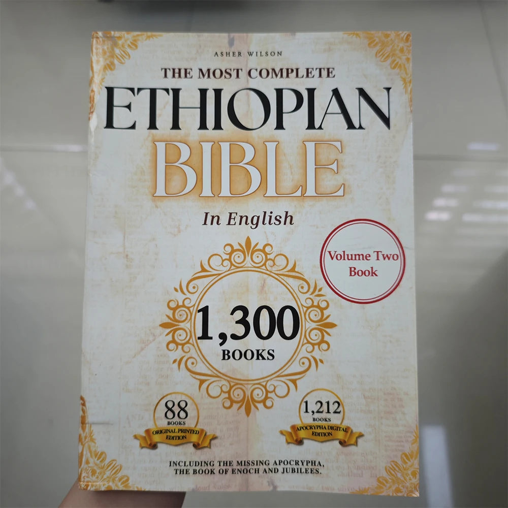 THE COMPLETE ETHIOPIAN BIBLE in English 88 Scriptures: including Missing Apocrypha of Enoch Jubilees(Divided into two volumes)