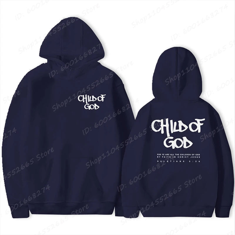 I Am A God Child Hoodie – Christian Prayer Sweatshirt for Women