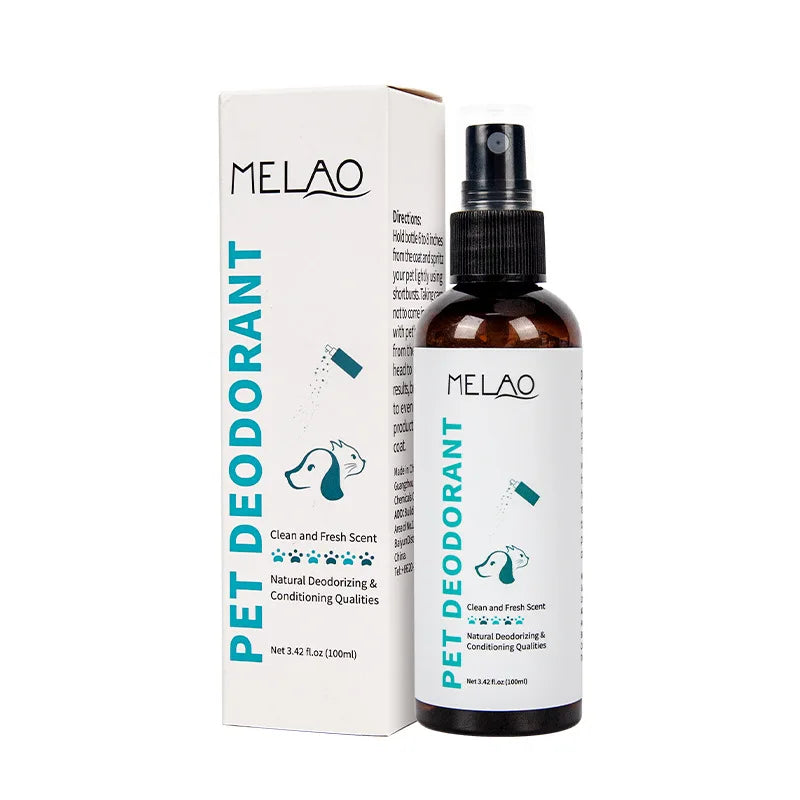 100ml Safe Natural Gentle Pet Odor Eliminator Perfume Spray for Dogs Cats Home Pet Care Long Lasting Fragrance