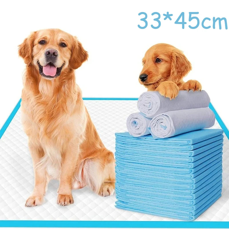 100pc Pet diapers 45*60cm/60*90cm Cats Dog Diapers Super Absorbent Pet Diaper Dog Pee Pad Quick dry Disposable Urine Nappy Mat