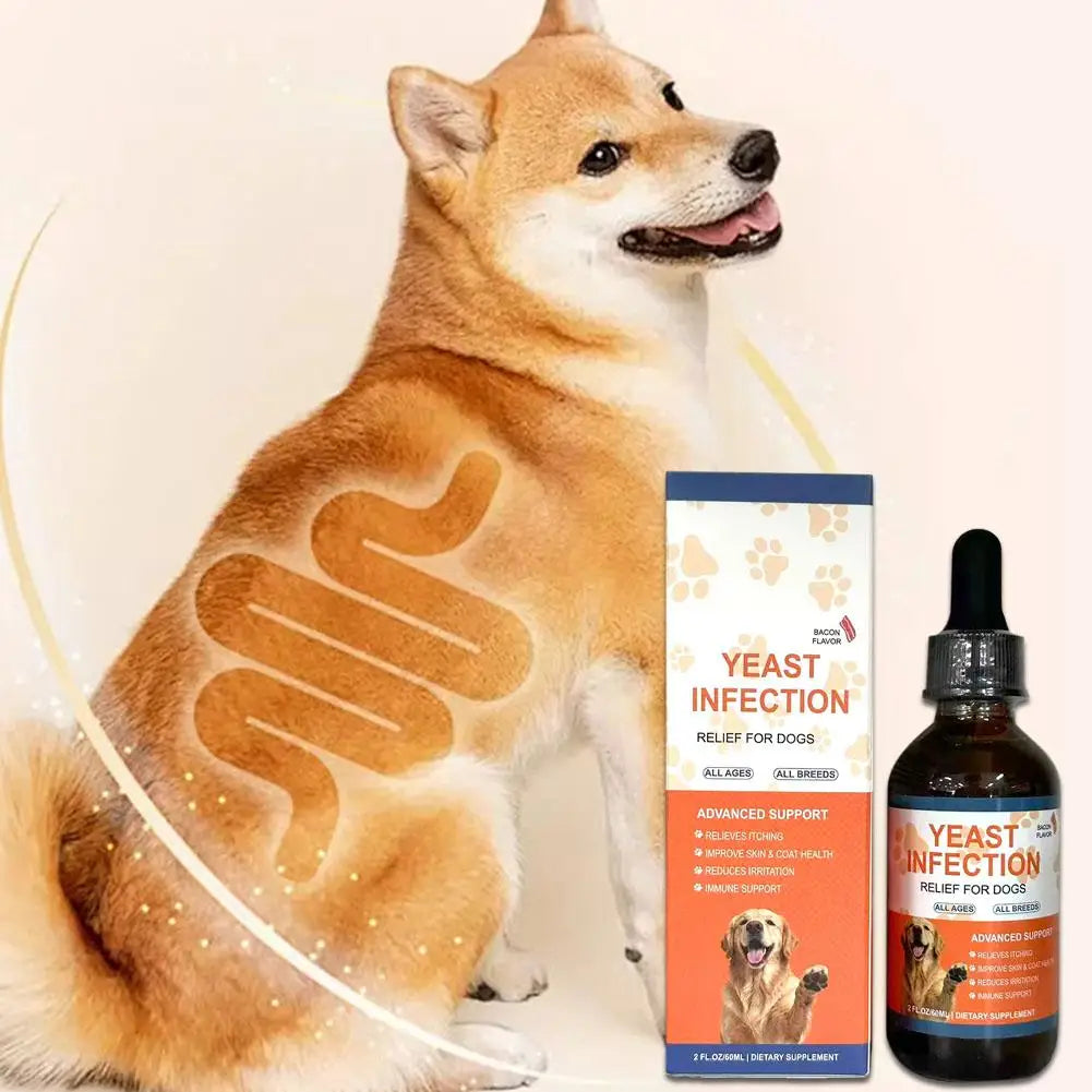pet yeast drops supplement for digestive health