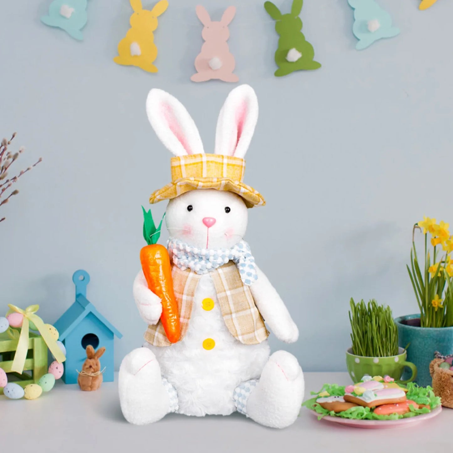 Easter Bunny Decorations Easter Decorations Easter Gnomes Handmade Swedish Gnome Dolls Home Indoor Outdoor Spring Decorations