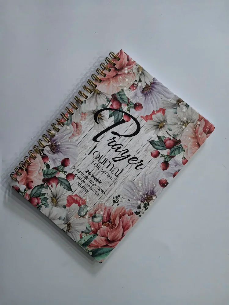 Prayer Journal For women 24 Week Scripture Devotonal & Guider Prayer Journal Book The Bible In A Year Notebook