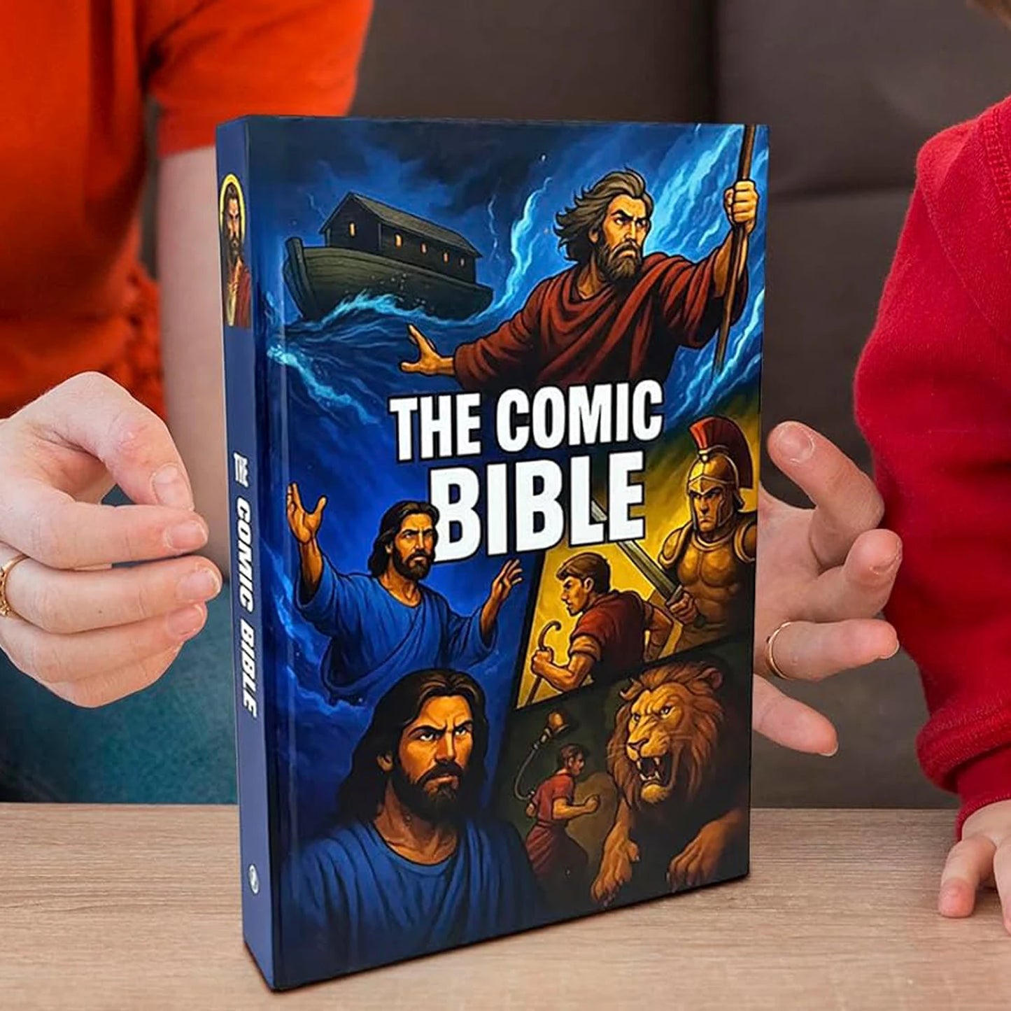 The Comic Bible for All Ages, New Full-Color Illustrated Bible Comic Book, from Genesis to Revelation with Complete, Christian G