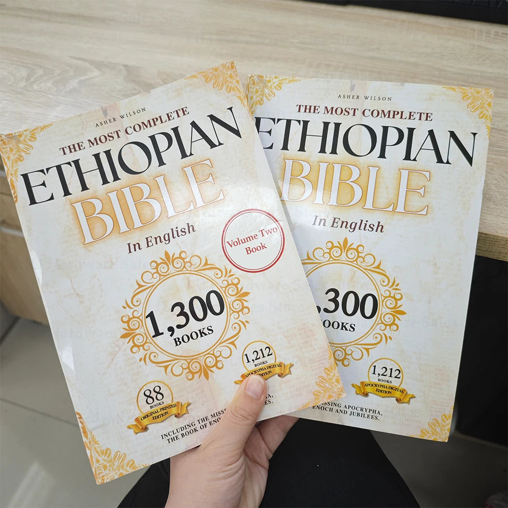 THE COMPLETE ETHIOPIAN BIBLE in English 88 Scriptures: including Missing Apocrypha of Enoch Jubilees(Divided into two volumes)
